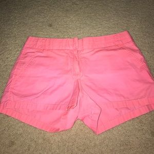 Pink Jcrew shorts